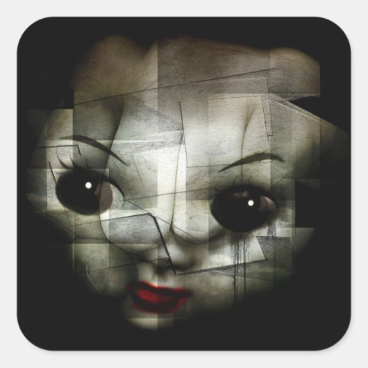 Vermoord de stad 2013. vierkante sticker (Voorkant)