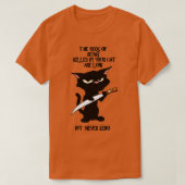 Vermoord door je kat De kansen T-shirt (Design voorkant)