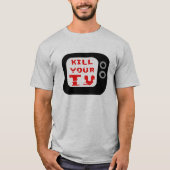Vermoord je tv t-shirt (Voorkant)