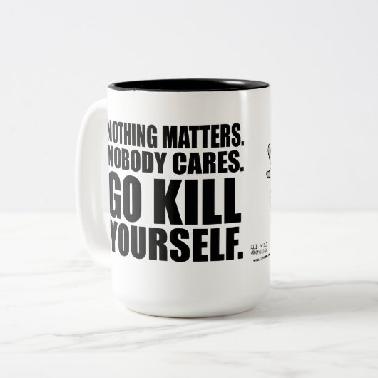 Vermoord jezelf: Foamy Mok (Voorkant links)