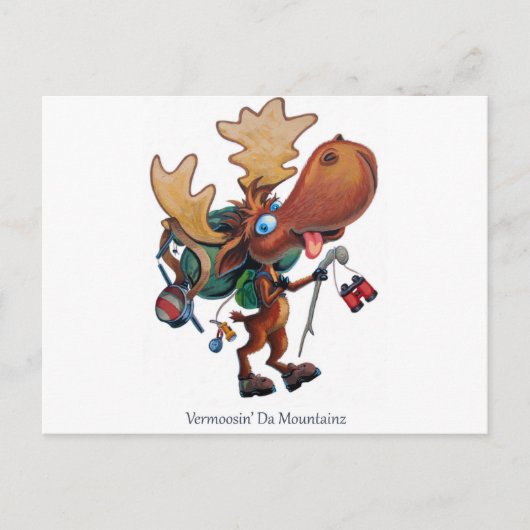 Vermoosin' Da Mountainz Briefkaart (Voorkant)