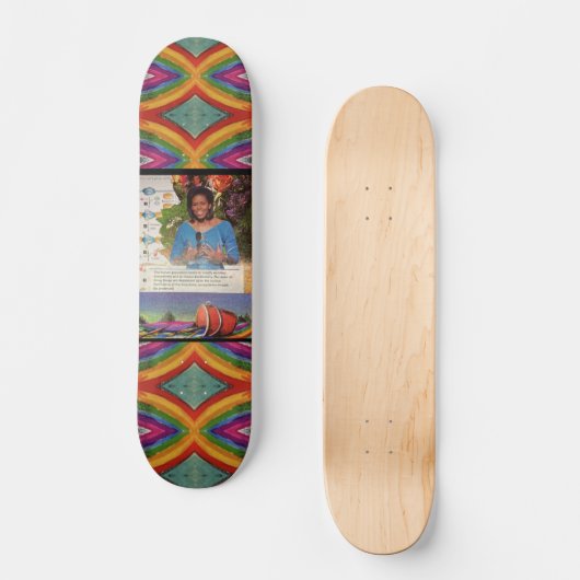 Vermorste Waarheden Een Collage Van Wetenschapsmaa Persoonlijk Skateboard (Voorkant)