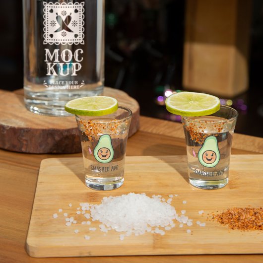Vermorzeld Avo Funny Drink Kawaii Avocado Shot Glas