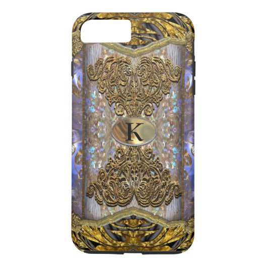 Vermothe Elegant Victoriaans Monogram Case-Mate iPhone Case (Achterkant)