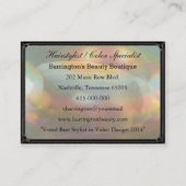 Vermothe Sombey 3,5-inch Pearl Professional Visitekaartje (Achterkant)