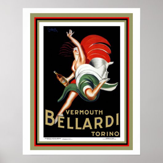 Vermouth Bellardi Torino 16 x 20 poster (Voorkant)