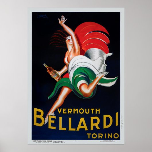 Vermouth Bellardi Torino Poster (Voorkant)