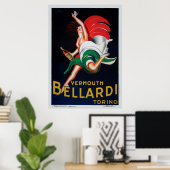 Vermouth Bellardi Torino Poster (Thuiskantoor)