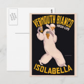 Vermouth Bianco, hoogwaardig Isolabella Briefkaart (Voorkant / Achterkant)