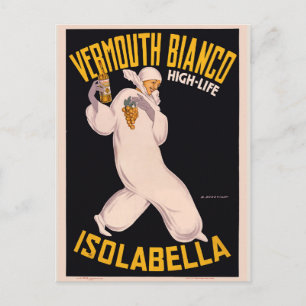 Vermouth Bianco, hoogwaardig Isolabella Briefkaart