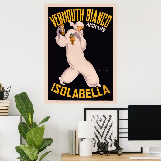 Vermouth Bianco, hoogwaardig Isolabella Poster (Thuiskantoor)