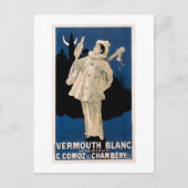 Vermouth Blanc  Drink en kunst Briefkaart (Voorkant)