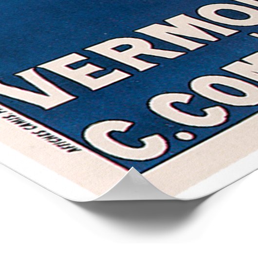 Vermouth Blanc Drink en kunst Poster (Hoek)