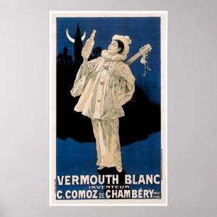 Vermouth Blanc  Drink en kunst Poster