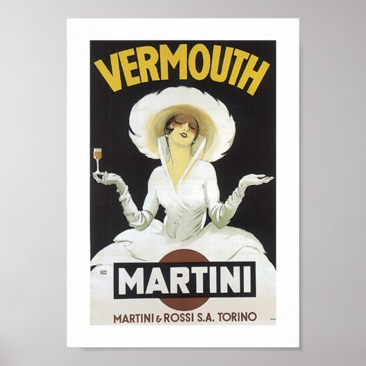 Vermouth Martini Poster (Voorkant)