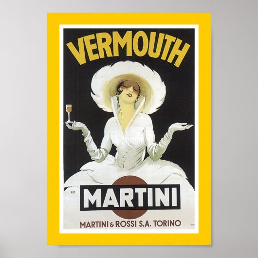 Vermouth Martini Poster (Voorkant)