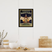 Vermouth Martini Vintage Ad Poster 16 x 20 (Keuken)