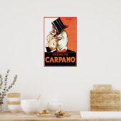 VERMUTH CARPANO Italy Spirits Art Deco Mauzan Poster (Keuken)
