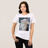 Vern the Prince of a  Lamb Riding Shotgun  Tri-Blend Shirt (Voorkant volledig)