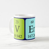 Verna periodieke lijstnaam mok (Voorkant links)