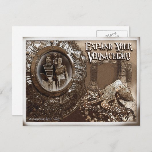 Vernaculair briefkaart (Voorkant / Achterkant)