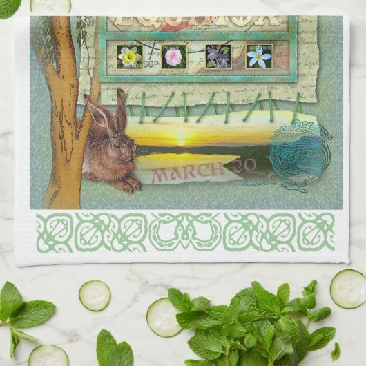 Vernal Equinox Kitchen Towel Theedoek (Gevouwen)