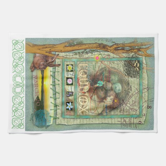 Vernal Equinox Kitchen Towel Theedoek (Horizontaal)