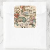 Vernal Equinox Vierkante Sticker (Tas)