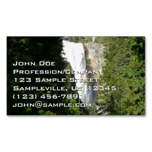 Vernal Falls II in Yosemite National Park Magnetisch Visitekaartje