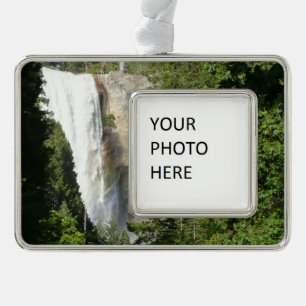 Vernal Falls II in Yosemite National Park Verzilverd Omlijst Ornament
