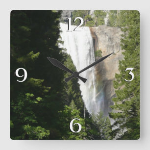 Vernal Falls II in Yosemite National Park Vierkante Klok