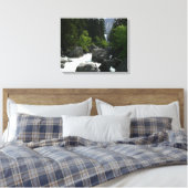 Vernal Falls in de verte bij Yosemite Canvas Afdruk (Insitu (Slaapkamer))