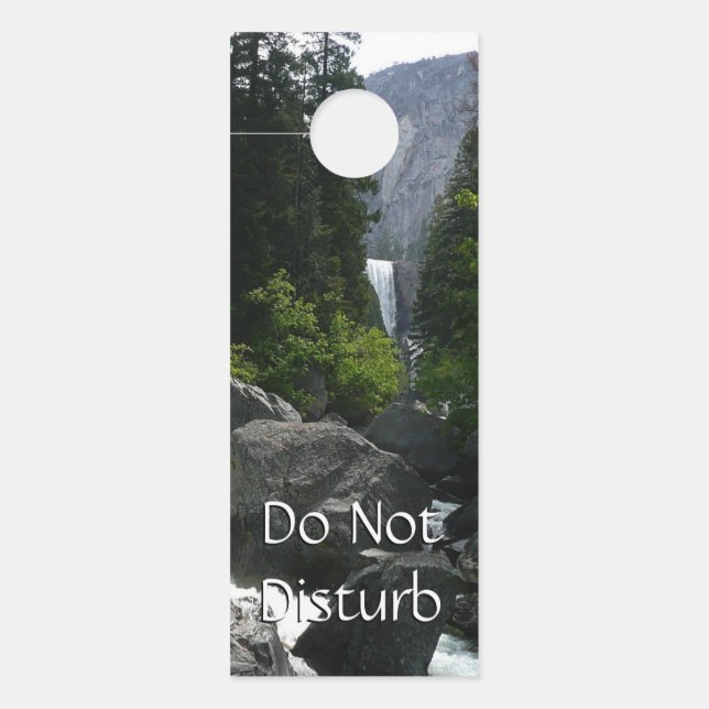 Vernal Falls in de verte bij Yosemite Deurhanger (Voorkant)