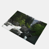 Vernal Falls in de verte bij Yosemite Deurmat (Schuin)