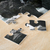 Vernal Falls in de verte bij Yosemite Legpuzzel (Zijkant)