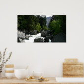Vernal Falls in de verte bij Yosemite Poster (Keuken)