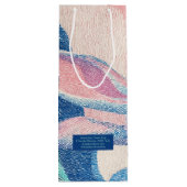 VERNAL Geïllustreerde Pasen Zak Wijn Cadeautas (Achterkant)