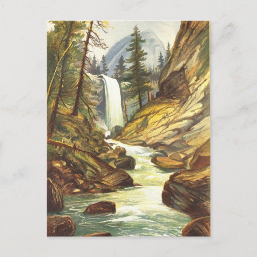 Vernal Herfst, Yosemite Valley, Briefkaart (Voorkant)