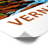 Vernal Herfsten California Travel Print (Hoek)