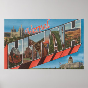 Vernal, UtahLarge Letter ScenesVernal, UT Poster