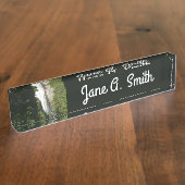 Vernale Herfst II in het nationaal park Yosemite Naambordje (Zijkant)