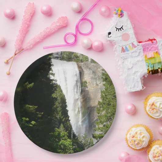 Vernale Herfst II in het nationaal park Yosemite Papieren Bordje (Feest)