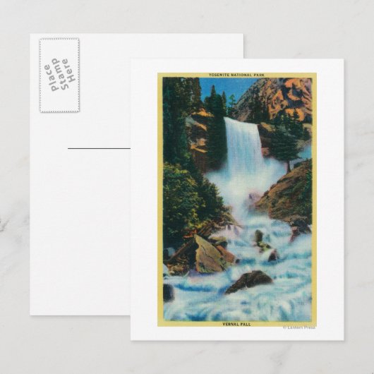 Vernale Herfsten bij YosemiteYosemite, CA Briefkaart (Voorkant / Achterkant)
