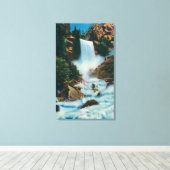 Vernale Herfsten bij YosemiteYosemite, CA Canvas Afdruk (Insitu (Houten vloer))