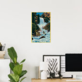 Vernale Herfsten bij YosemiteYosemite, CA Poster (Thuiskantoor)