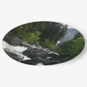 Vernale Herfsten op afstand bij Yosemite Papieren Bordje (Gekanteld)