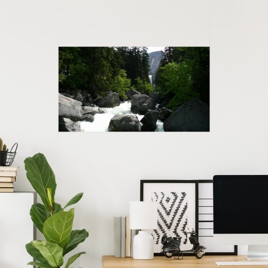 Vernale Herfsten op afstand bij Yosemite Poster (Thuiskantoor)