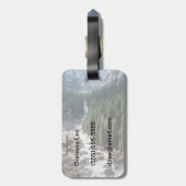 Vernall Herfst en Mist Trail Bagagelabel (Achterkant verticaal)