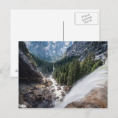 Vernall Herfst en Mist Trail Briefkaart (Voorkant / Achterkant)