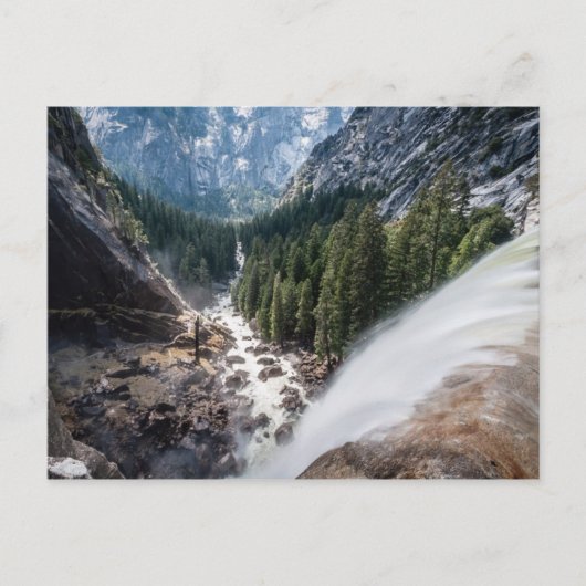 Vernall Herfst en Mist Trail Briefkaart (Voorkant)